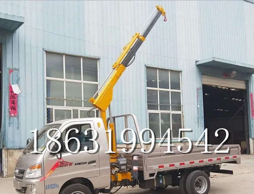 田东县车载吊机车载吊机小型履带吊移动油压随车吊车载式的吊机码头车载